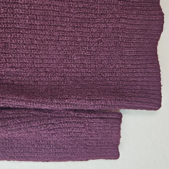 Cozy Women's Purple Sweater 💜 Express London Purple Half-Zip Sweater (XS) - Picture 4 of 8